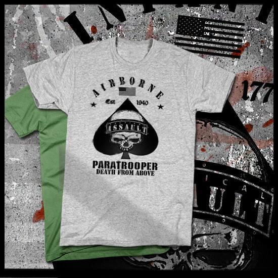 Военная Парашютная Спецназ Воздушно-десантная Футболка Армия Дельта Рейнджер Штурмовая 2XL