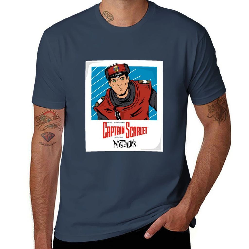Captain Scarlet Photo Fanart Tshirt Cotton T Shirt Unisex Tshirt