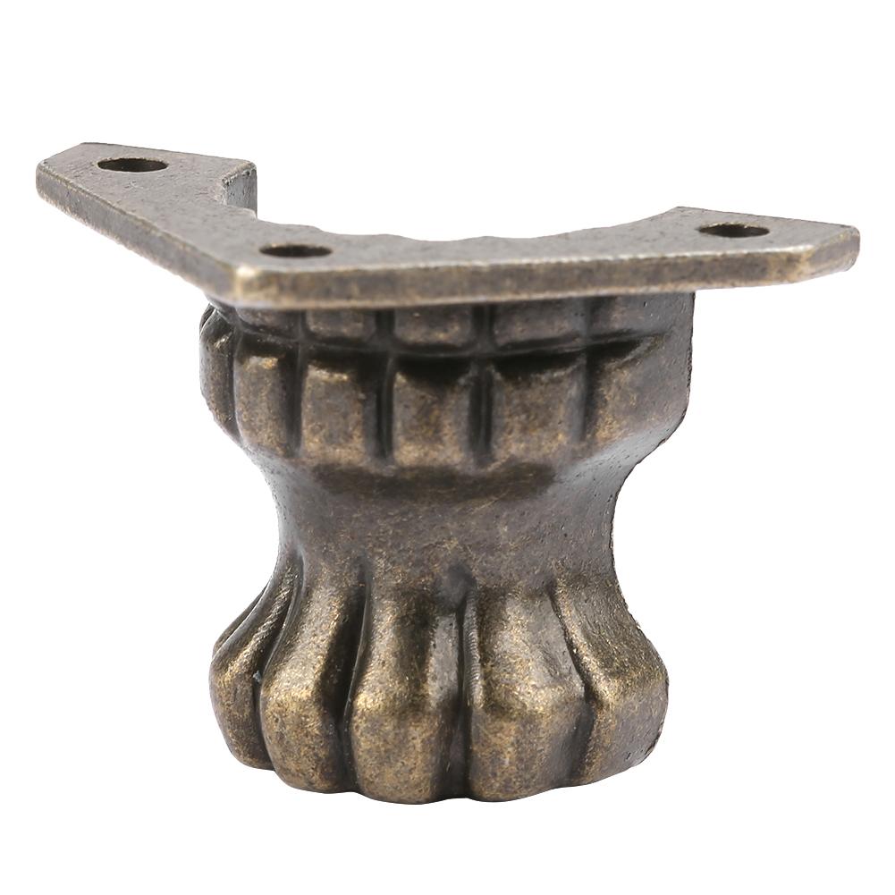 4 Stück Antike Schmucktruhe Holzbox Dekorative Füße Bein Eckenschutz Für Möbel Schrank