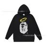 Unisex Oversized Cotton Hooded Sweatshirt With Camo Print Loose Fit Streetwear Teens Adults