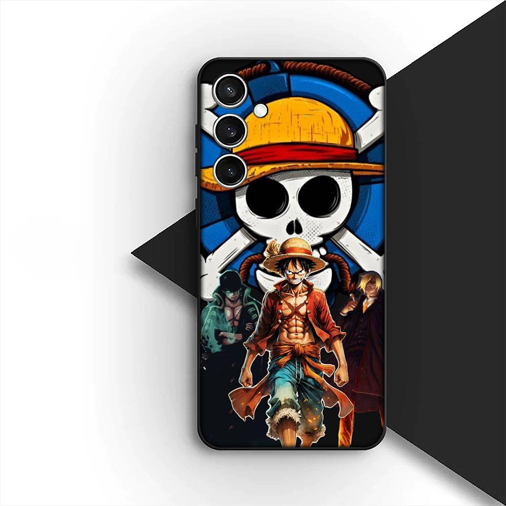 Phone Cover for Motorola Moto G86 G57 E14 E15 G14 G34 G35 G84 G24 A54 G15 Power E22 Soft Case Shanks Red Hair One Pieces Luffy