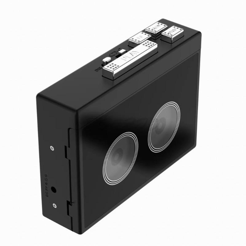 Retro Bluetooth Cassette Player - Auto-Reverse Hi-Fi Portable with FM Radio
