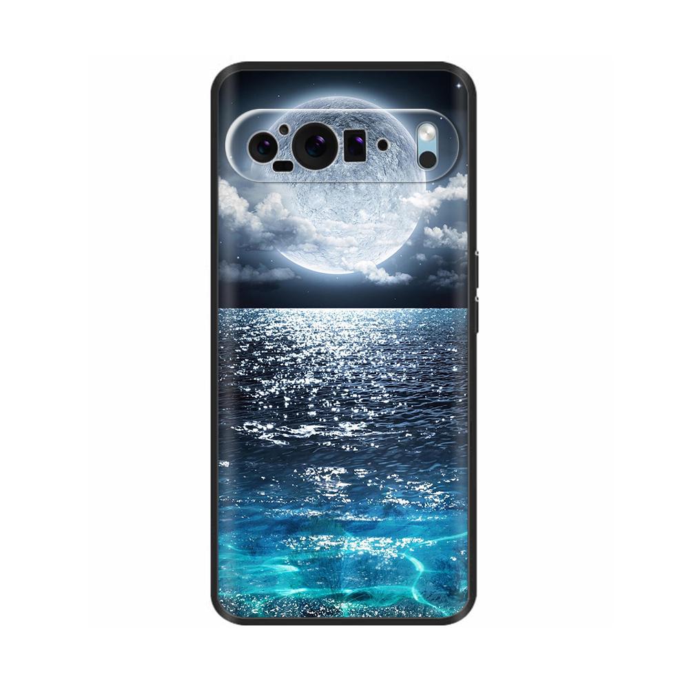 Etui na telefon Google Pixel9 / Pixel 9 Pro XL Urocze Kwiaty Malowane Silikonowe Tylne Pokrowce dla Google Pixel 9 Pro XL Fundas Shell