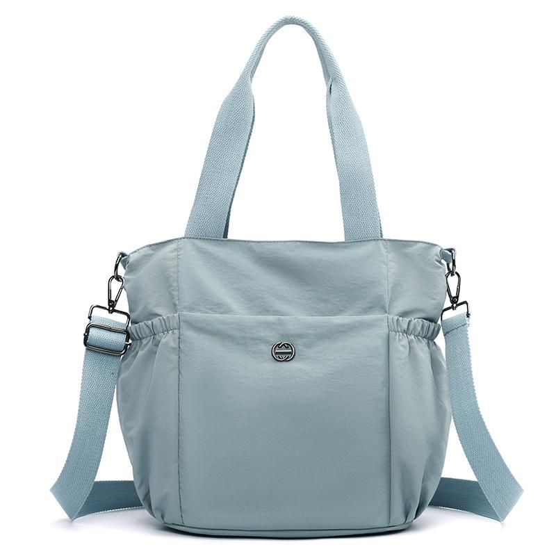 

Женская сумка через плечо, нейлоновая сумка, легкая сумка-тоут синий