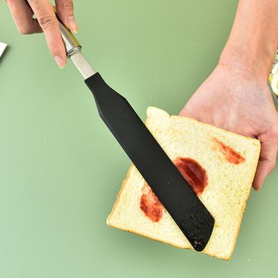 1PC/1 Set Spatola per Pancake Spatola per Crepe Francese in Acciaio Inossidabile Riutilizzabile Strumento per Diffusione della Pastella per Pancake per la Cucina da Forno