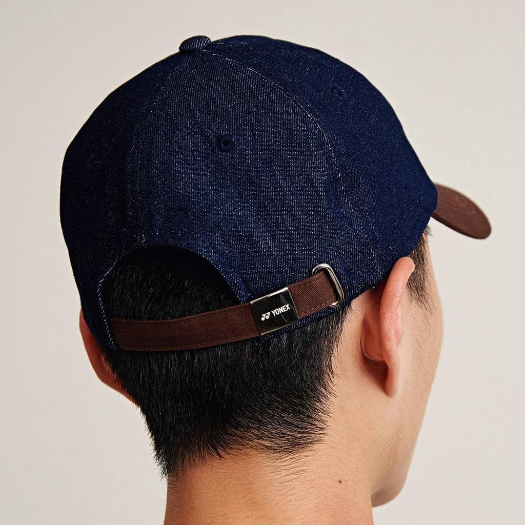 YONEX 245Cc004U Denim Color Block Point Ball Cap
