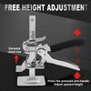 Top lifter, manual quick height adjustment, lifting positioning and leveling device
