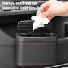 2024 New Portable Hanging Mini Car Trash Can,Wastebasket Trash Can With Lid, For Car Office Home,Auto Storage Bin Accessories