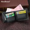 SchoolbagMenBense New Men's Wallet Short, Stylish and Casual Splicing Multi-Card Three-fold Bag Men's Wallet