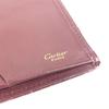 CARTIER Must de Line logo wallet Long wallet Long Wallet Leather wine-red