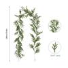 Gift Green Christmas Pine Garland 180cm Party Supplies Lifelike Pine Vine Plastic Wedding Favors Artificial Pine Christmas