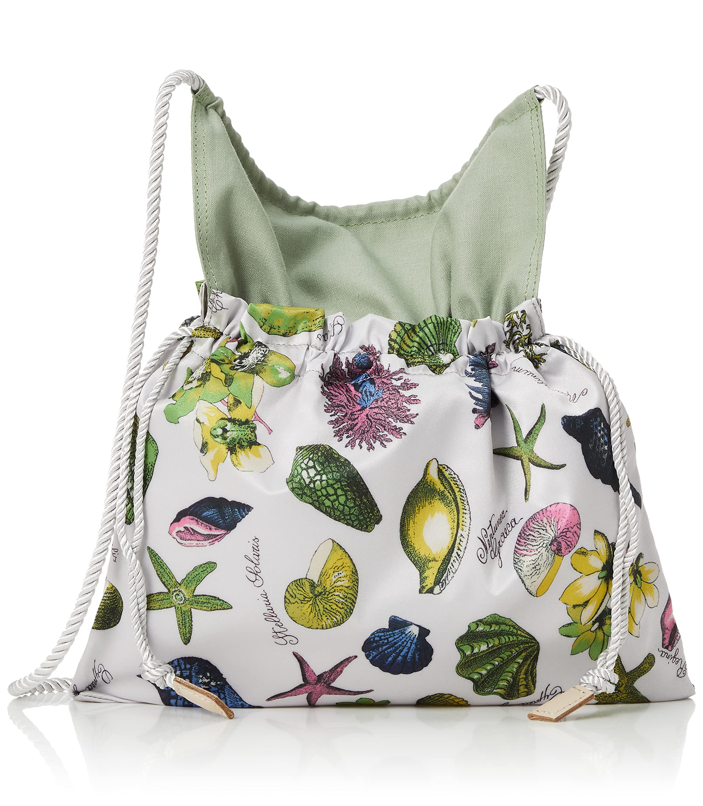 

Сумка-шарф с принтом 2WAY Drawstring Bag TREASURE Green [Topkapi] для женщин