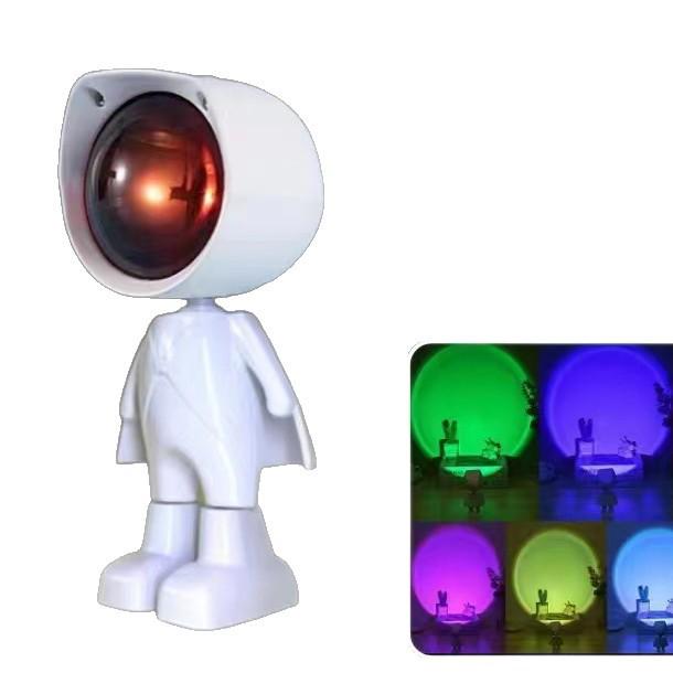 Astronauten-Sonnenuntergangs-Projektionslicht: Innenatmosphäre & Fotoverbesserung