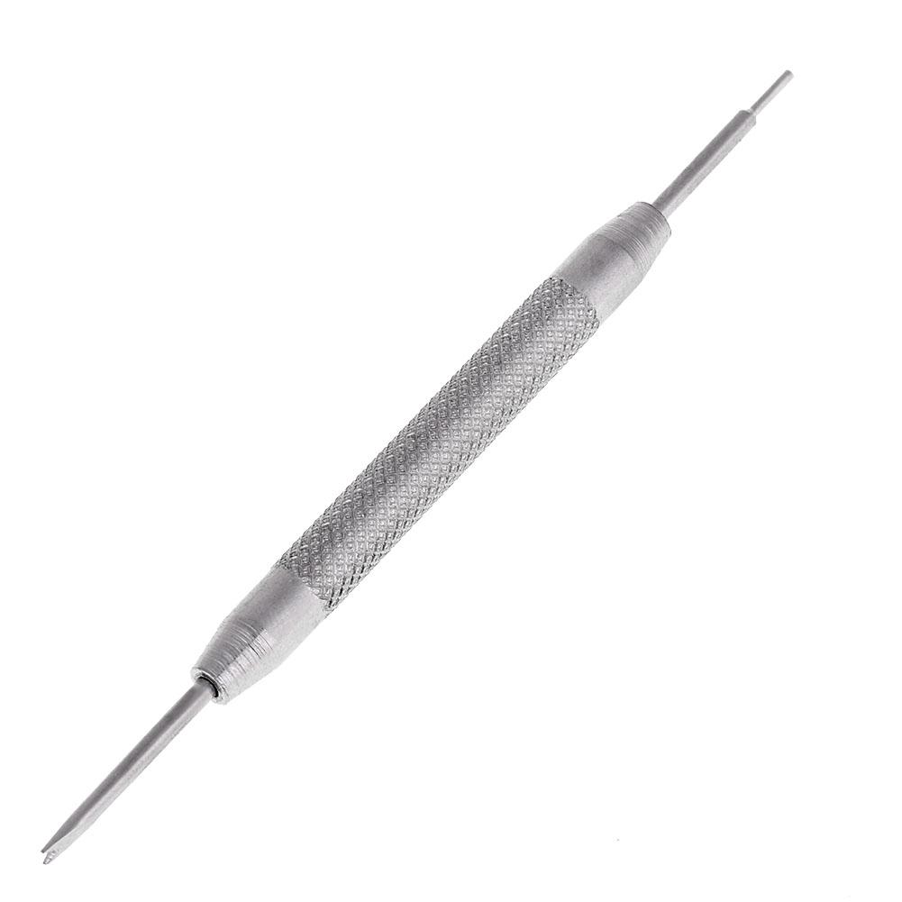 Spring Bar Tool, Stainless Steel Watch Band Link Pin Remover with 1.80mm V-  Flat Blade and 0.85mm Push Pin, for