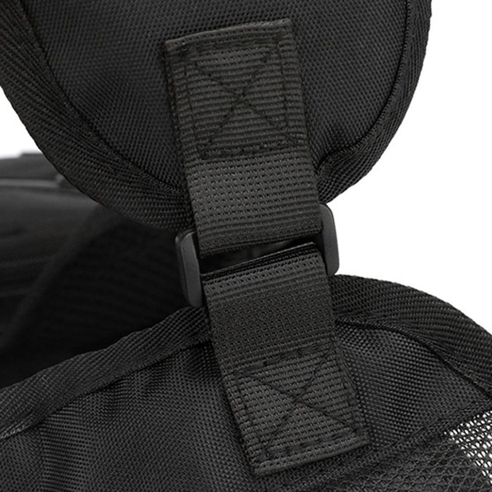 Durable Reflective Running Vest Bag Streetwear Breathable Hip Hop Vest Bag Large Capacity Casual Front Chest Pack Unisex