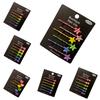 6Pcs Girl Hairpins Baking Paint Process No Peeling Stable Grip Metal Clip Base Hair Pins Star Heart Bowknot Decor Candy Color Hair Clips