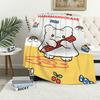 Cartoon H-Hanamaruobake Cute kawaii Blanket Plush Nap Sofa rug for Living Room Office Bedroom Birthday Home Travel Kid Gifts