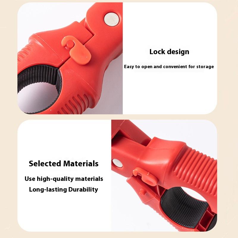 3-In-1 Anti Scalding Clip Tray Holder Bowl Holder Multifunctional Tray Holder Anti Slip Home Kitchen Silicone Anti Scalding Clip