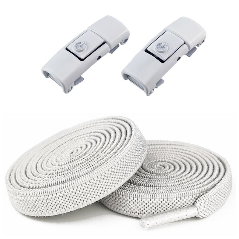 8mm Elastische Schnürsenkel-Schnalle ohne Binden für Herren und Kinder