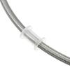 Single AN3 28 90 Degree M10 Motorcycle Hydraulic Brake Line Hose 110cm Universal