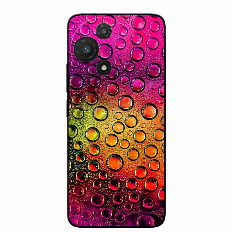 For TCL 60R 5G Case T519H Fashion Protective Silicone Back Cover Cases For TCL 60 R Animal Black Phone Funda TCL 60R T519H Coque