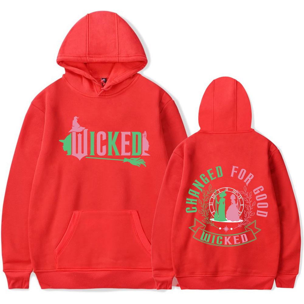 Wicked Changed For Good Hoodies Merch Unisex Mode Langarm Hoodie Pullover Streetwear Sweatshirt Kleidung Mode Outerwear