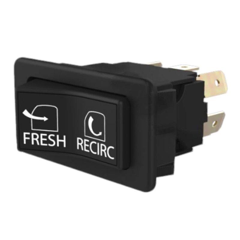 

Car Rocker Switch 577.75609 8320002000 For Peterbilt Air Recirculation System Fresh чёрный