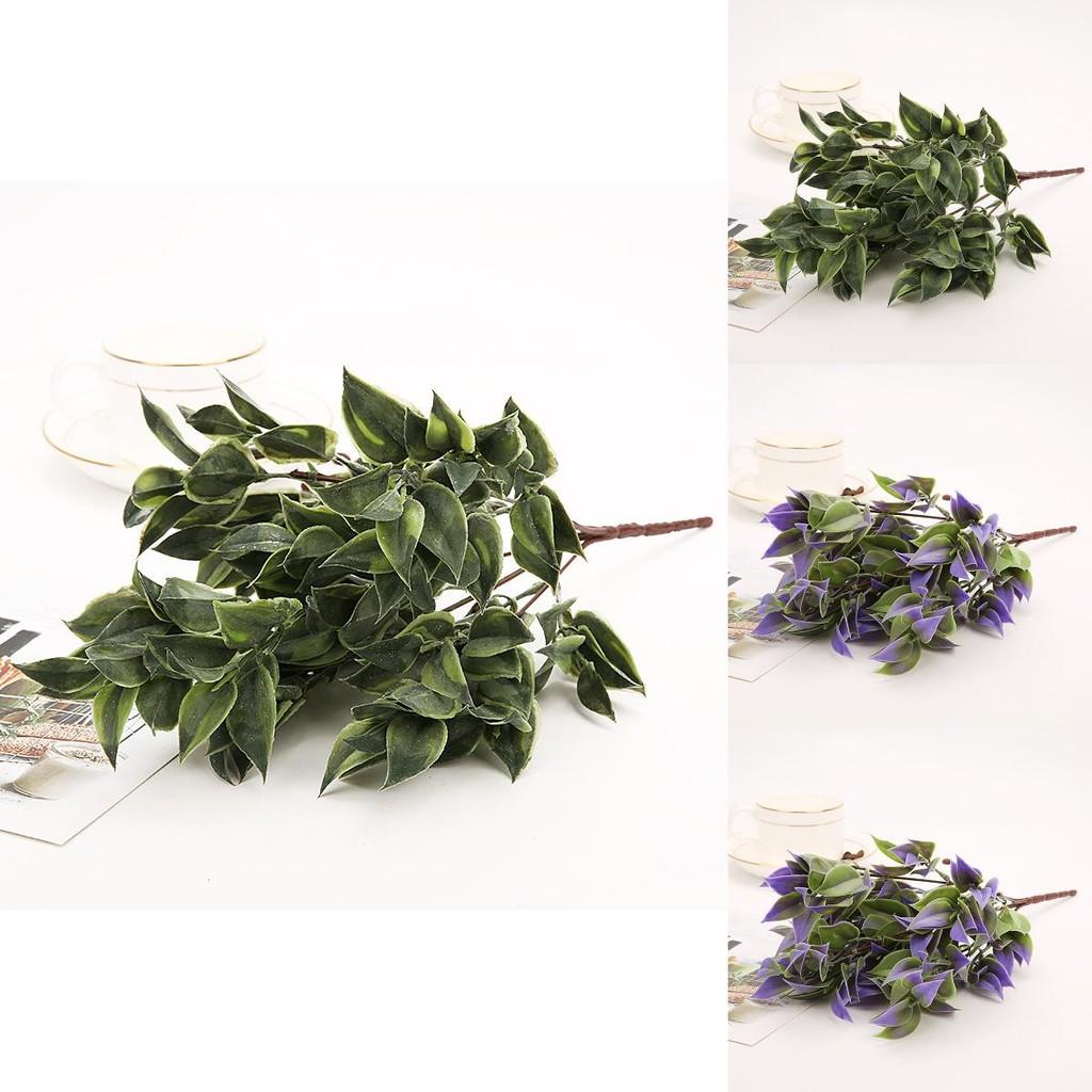 Plastic Greenery Fake Flower Bush For Home Decoration And Outdoor Events