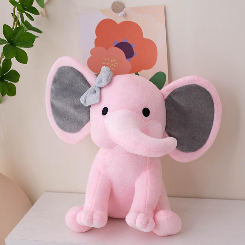 Soft Elephant Plush Toy - Baby Sleep Companion Pillow & Children's Birthday Gift