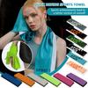 Ice Silk Fabric Cooling Towel Super Absorbent Quick Dry Cloth Portable Sweat Wipe  Gym Workout