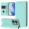 For Xiaomi Poco M6 Pro 4G/Xiaomi Redmi Note 13 Pro 4G Wallet Case RFID Blocking Litchi Texture Leather Mobile Cover