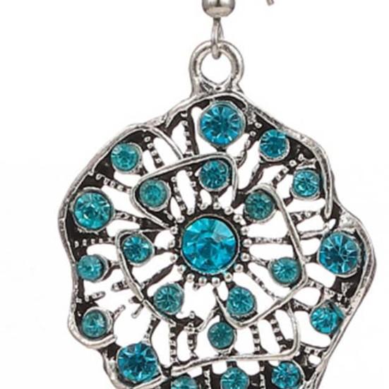 1Pair Dangle Earrings Anti-oxidation Anti-allergic Easily Apply Boho Dangle Drop Earrings for Girl