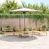 VidaXL Salon Garden Set 5 Pcs Solid Acacia Wood, Table and Chair Set, Lounge Set 3209304