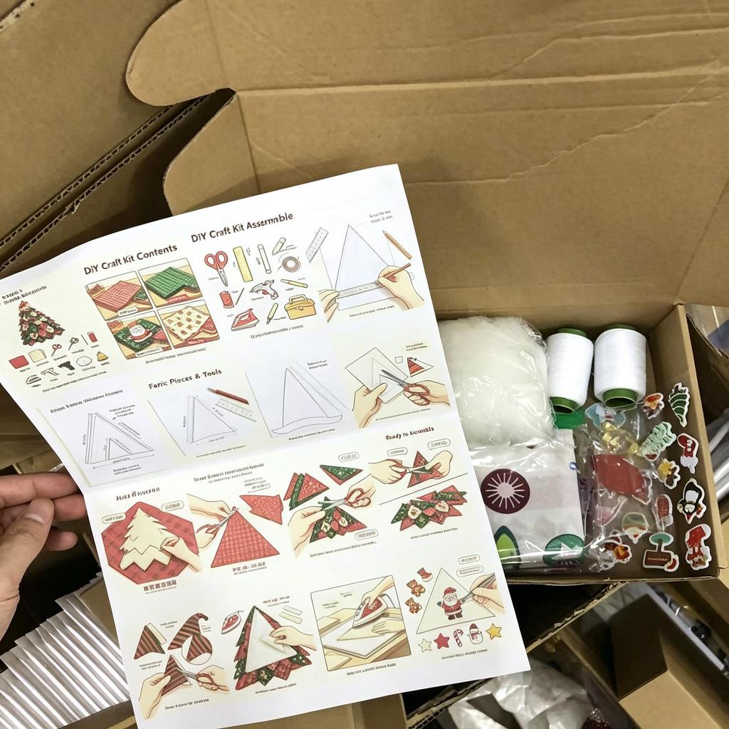 DIY Stoffbaum Bastelset, Patchwork-Stoffpaket mit Blumenmuster für Tischdekoration