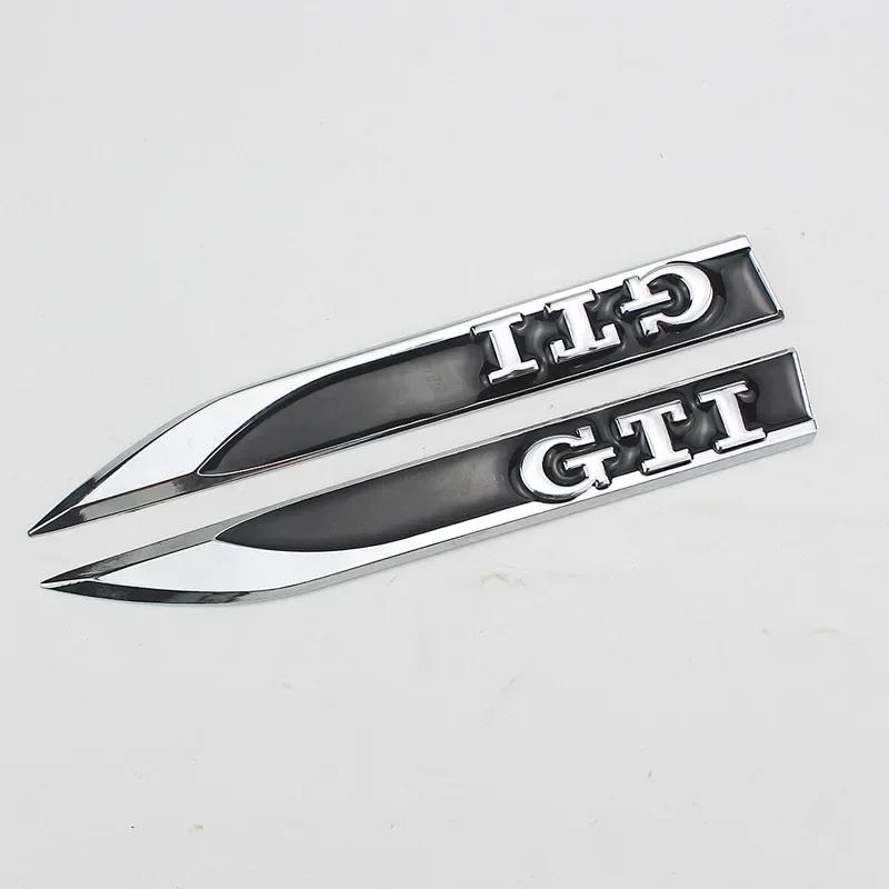 

2026 Hot Sticker for Volkswagen Metal Car Side Fender Bumper Strip Sticker GTI MK4 MK5 Polo BORA Golf 3 4 5 Jetta Tiguan CC Tour