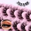 Diy Segmented False Eyelashes 7 Pairs Of High Imitation Mink Hair Dense Curl Simulation Eyelashes
