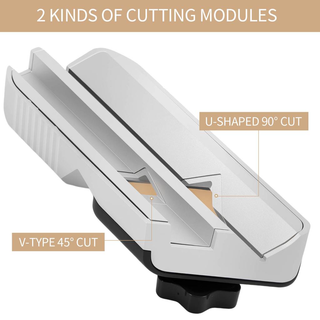 Multifunctional Plasterboard Chamfering Planer with 10 Blades Aluminum Alloy Plasterboard V Chamferer 45° 90° Gypsum Board