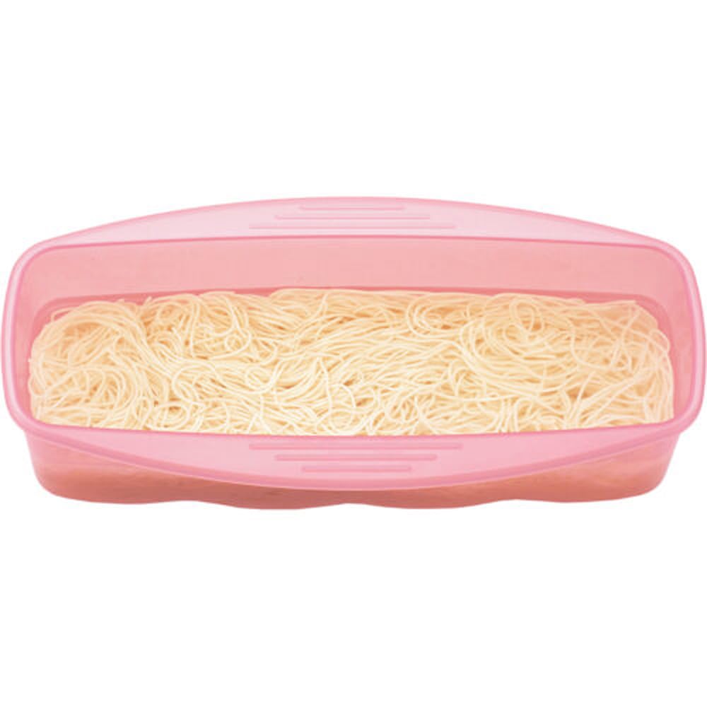 Tiger Crown Made in Japan You can make pasta and somen noodles in the PC Pasta Warm Vegetables Pink microwave. & No.3560