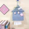 Tissue Dispenser  Napkin Storage Box Hanging Tissue Bag Charming House Tissue Box For Nursery Office Dorm Room