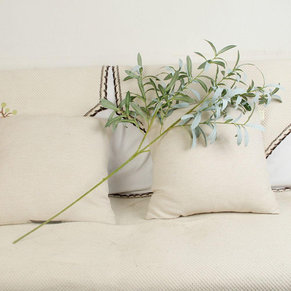 With Olive Fruit Artificial Olive Leaf Handmade Fake Olive Tree Branches  Bedroom