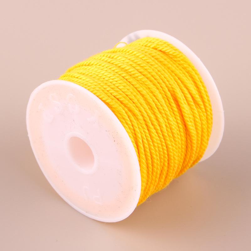 Hand-Twisted Cotton Thread: Tibetan Star Moon Bodhi Bracelet Weaving String.