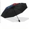 8 Rib Auto Folding Umbrella France national football team Print Custom Name Text Portable Rain Gear
