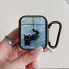 Earphone Cases Cover Case For Airpods 3 2 Pro3 Pro2 Pro 1 4 Black Cat