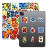 50Pcs Mediterranean Style Fruit Stickers – Waterproof Decals for Luggage, Laptop, Journal