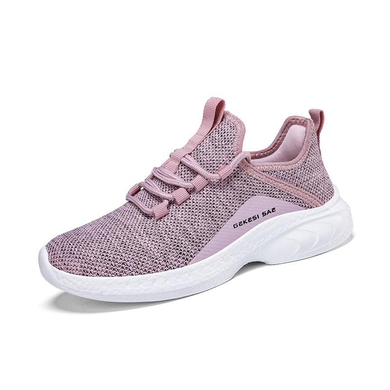 Summer New Breathable Casual Shoes Soft Sole Light Running Shoes Mesh Breathable Sneakers
