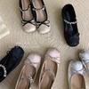 Inner Height Increase Pink Ballet Single Shoes Women's Shoes 2025 New French Spring and Autumn Mary Jane Gentle Evening Shoes
