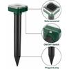 Rpulsif solaire anti-taupes ultrasons lutte contre nuisibles IP56 lot de 4 pour jardin couleurs multiples ABRI DE JARDIN