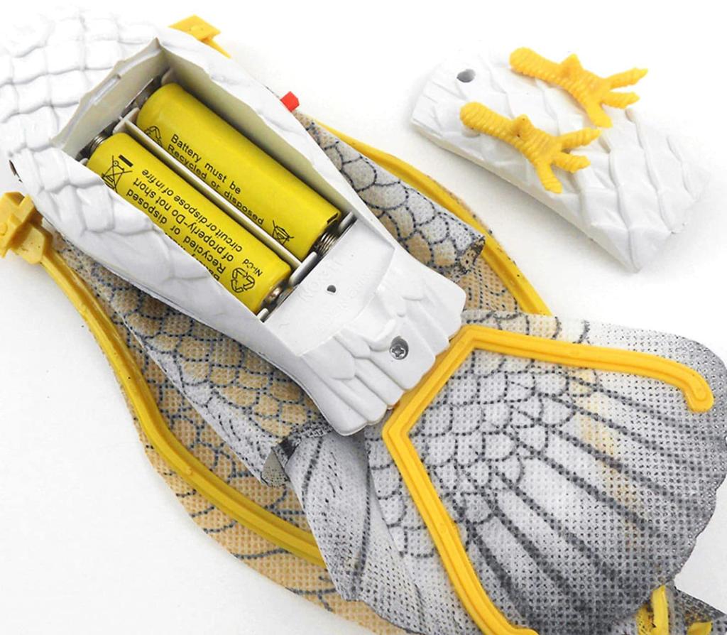 Heizi Moving Sparrow Scare, Crow Repellent, Set of 3, Pigeon, Hawk, Kite Bird Repellent, Gardening Bird and Animal Repellent (Brown)