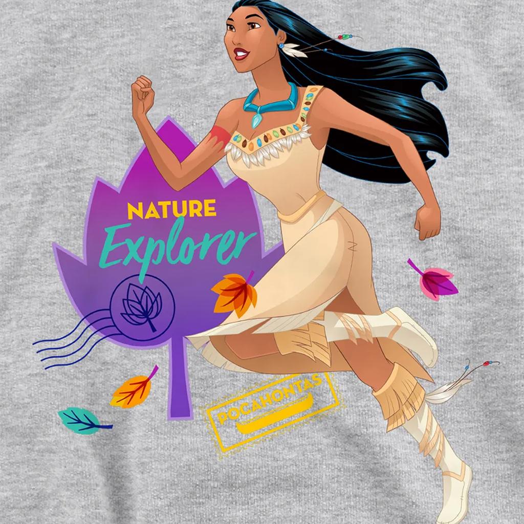 Pocahontas Childrens/Kids Natural Explorer Heather Hoodie
