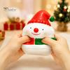 Durable Squeeze Toys Christmas Snowman Toy, Stress Relief Cute Fidget Clown Figurine, Stocking Stuffer Party Favor, Gift for Kids Boys Girls